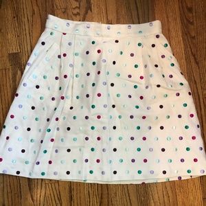 Kate Spade Jacquard Dot Skirt